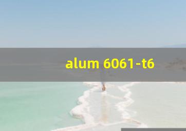 alum 6061-t6